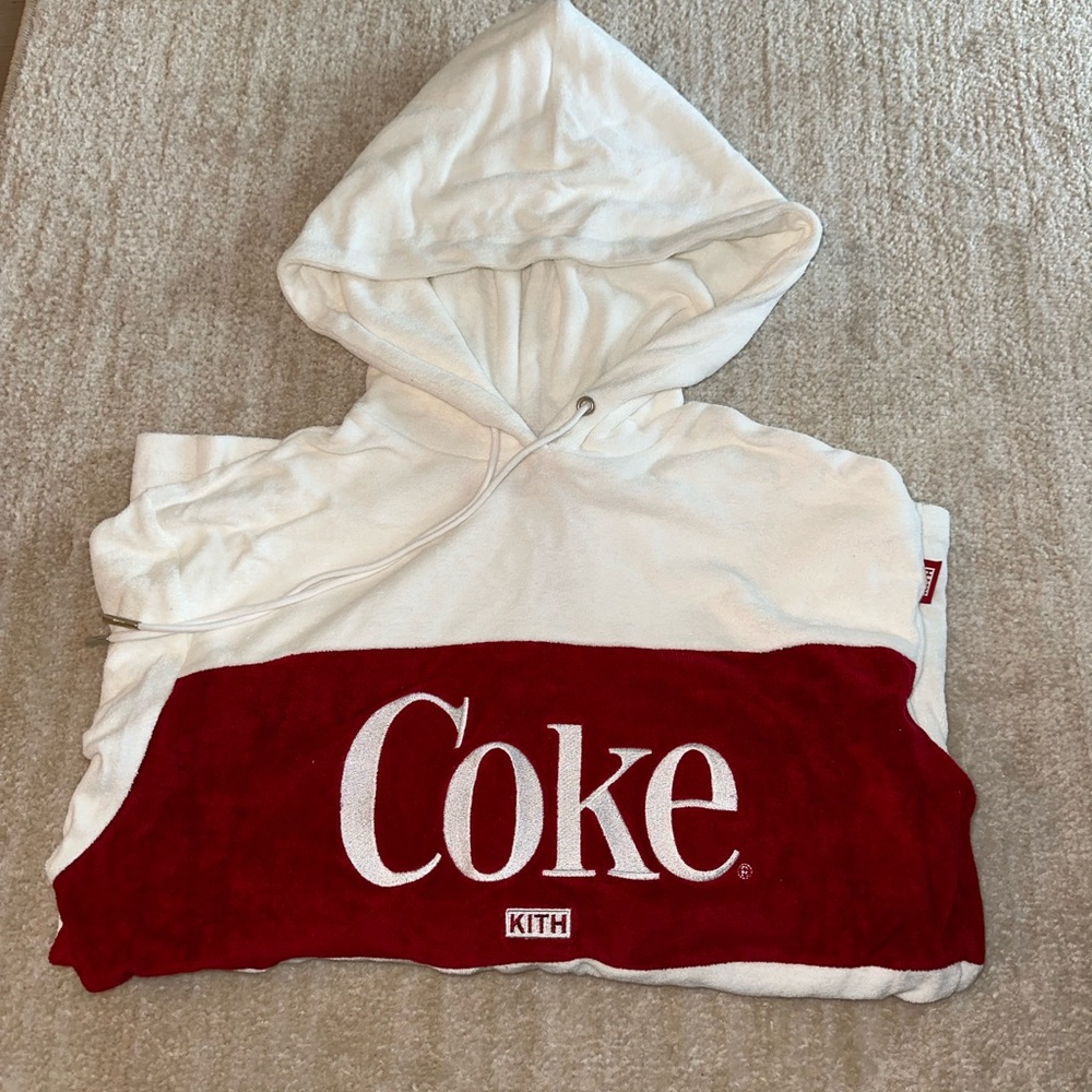 Kith and Coke collaboration hoody/sweater - white NWT